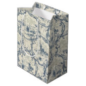 Kerk & Schepen, Windmolen & Boten, Delft-geïnspire Medium Cadeauzakje (Achterkant Gekanteld)