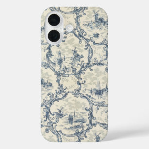 Kerk & Schepen,Windmolen & Botens,Delfts geïnspire iPhone 16 Hoesje