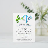 Kerk, school, bedrijfsevenement Save the Date Aankondigingskaart (Staand voorkant)