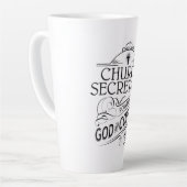 Kerk Secretaris Powered by God & Coffee Latte Mok (Linkerhoek)