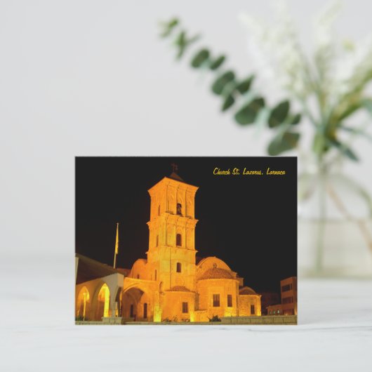 Kerk St. Lazarus in Larnaca Briefkaart (Staand voorkant)