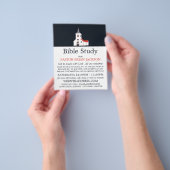 Kerk Steeple, Christelijke Bijbelklasse Advert. Flyer (Hand)
