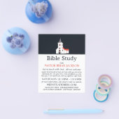 Kerk Steeple, Christelijke Bijbelklasse Advert. Flyer (Enkel)