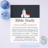 Kerk Steeple, Christelijke Bijbelklasse Advert. Flyer (Enkel)