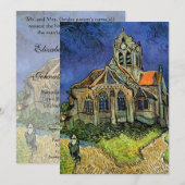 Kerk te Auvers van Vincent van Gogh Huwelijk Kaart (Voorkant / Achterkant)