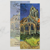 Kerk te Auvers van Vincent van Gogh Huwelijk Save The Date (Voorkant / Achterkant)