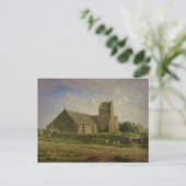 Kerk te Greville, c.1871-74 Briefkaart (Staand voorkant)