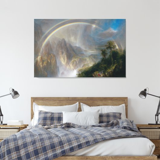 Kerk "Tropics" canvas print (Insitu (Slaapkamer))