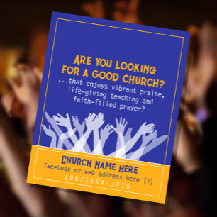 Kerk uitnodigen Aanbidding Service uitnodiging Bri Flyer