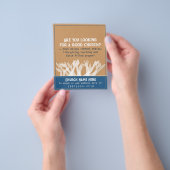 Kerk uitnodigen Aanbidding Service uitnodiging Mod Flyer (Hand)