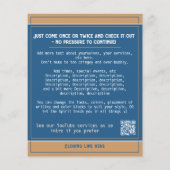 Kerk uitnodigen Aanbidding Service uitnodiging Mod Flyer (Achterkant)