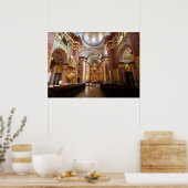 Kerk van Abbey Melk, Neder-Oostenrijk Poster (Keuken)
