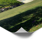 Kerk van Audenge in Frankrijk Poster (Hoek)