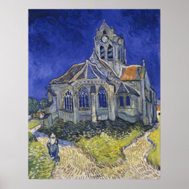 Kerk van Auvers-sur-Oise door Vincent Van Gogh Poster