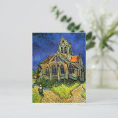 Kerk van Auvers Van Gogh Fine Art Briefkaart (Staand voorkant)