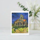 Kerk van Auvers Van Gogh Fine Art Briefkaart (Staand voorkant)