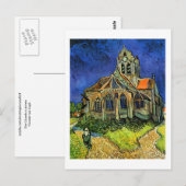 Kerk van Auvers Van Gogh Fine Art Briefkaart (Voorkant / Achterkant)