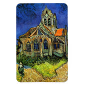Kerk van Auvers Van Gogh Fine Art Magneet (Verticaal)