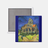 Kerk van Auvers Van Gogh Fine Art Magneet (Voorkant / Achterkant)