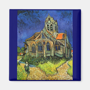 Kerk van Auvers Van Gogh Fine Art Magneet