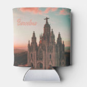 Kerk van Barcelona Spanje Blikjeskoeler (Achterkant)