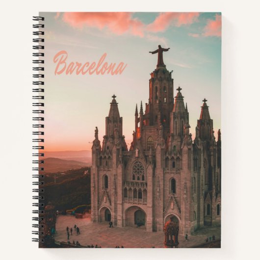 Kerk van Barcelona Spanje Notitieboek (Voorkant)