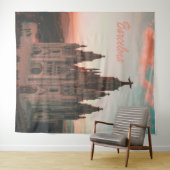 Kerk van Barcelona Spanje Wandkleed (In Situ (horizontaal))