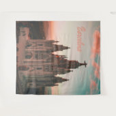 Kerk van Barcelona Spanje Wandkleed (Voorkant (horizontaal))