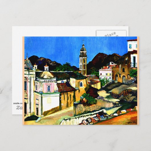 Kerk van Belgodere, Corsica Briefkaart (Voorkant / Achterkant)