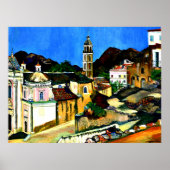 Kerk van Belgodere, Corsica Poster (Voorkant)