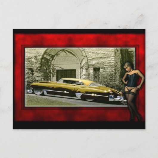 kerk van cadillac briefkaart (Voorkant)