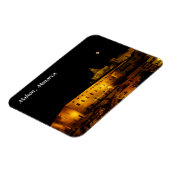 Kerk van Carmen 's nachts - Mahon, Menorca, Spanje Magneet (Linkerzijde)