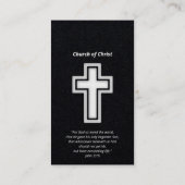 Kerk van Christus | Prijs | Pastor Visitekaartje (Achterkant)
