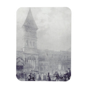 Kerk van de Abdij van Saint Philibert in Tounus Magneet
