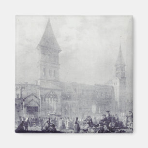 Kerk van de Abdij van Sint-Philibert in Tounus Magneet