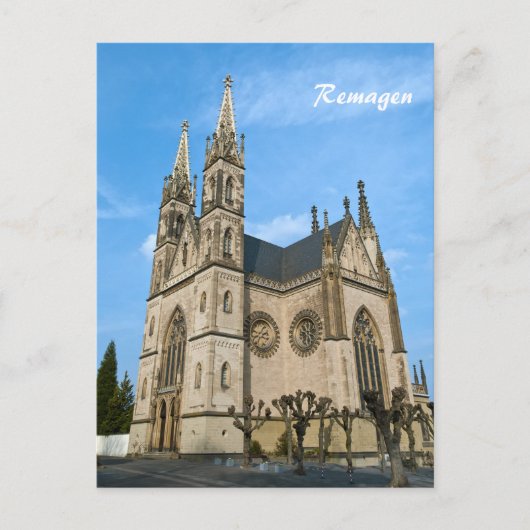 Kerk van de Apollinaris in Remagen, Duitsland Briefkaart (Voorkant)