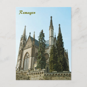 Kerk van de Apollinaris in Remagen, Duitsland Briefkaart