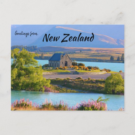 Kerk van de Goede Herder Nieuw-Zeeland Briefkaart (Voorkant)