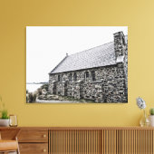 Kerk van de Goede Herder Nieuw-Zeeland Canvas Afdruk (Insitu (Woonkamer))