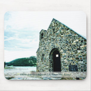 Kerk van de Good Sheperd New Zealand Mousepad Muismat