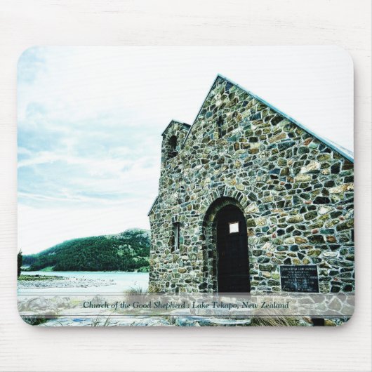 Kerk van de Good Sheperd New Zealand Mousepad Muismat (Voorkant)