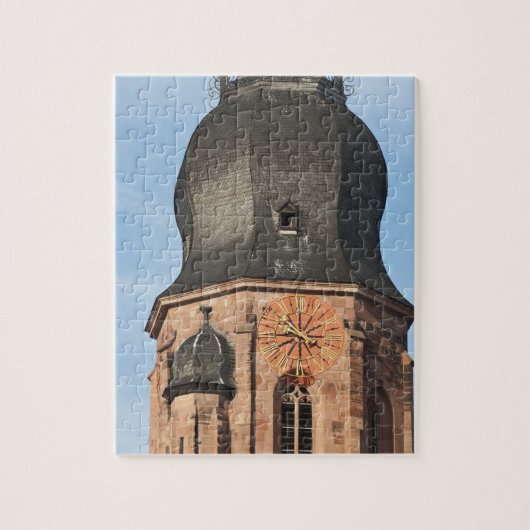 Kerk van de Heilige Ghost in de Oude stad Heidelbe Legpuzzel (Verticaal)