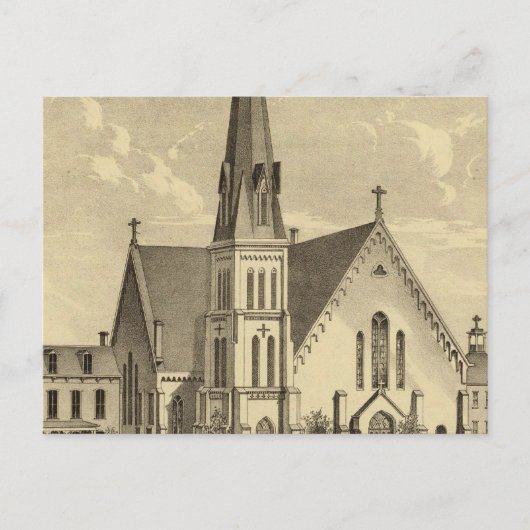 Kerk van de Heilige Heart East Liberty Briefkaart (Voorkant)