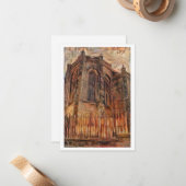 Kerk van de Heilige Rude, Stirling Notitiekaartje (Voorkant / Achterkant in situ)