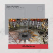 Kerk van de Nativiteit Bethlehem Briefkaart (Voorkant / Achterkant)