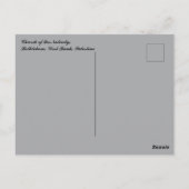 Kerk van de Nativiteit Bethlehem Briefkaart (Achterkant)