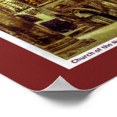 Kerk van de Nativiteit, Bethlehem. Christelijke ku Poster (Hoek)