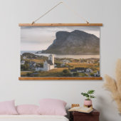 Kerk van de Noorse Lofoten Hangend Wandkleed (Slaapkamer)