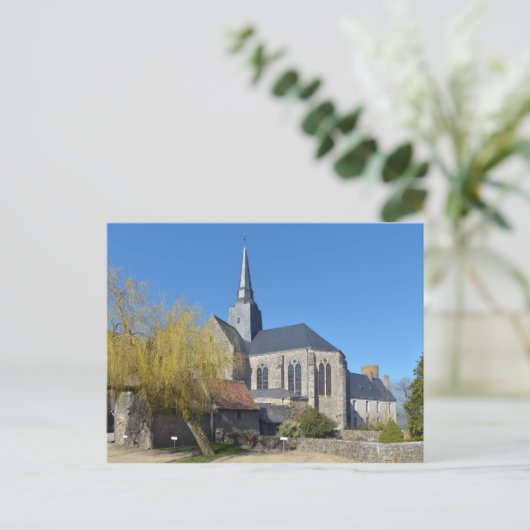 Kerk van de Sainte-Suzanne in Frankrijk Briefkaart (Staand voorkant)