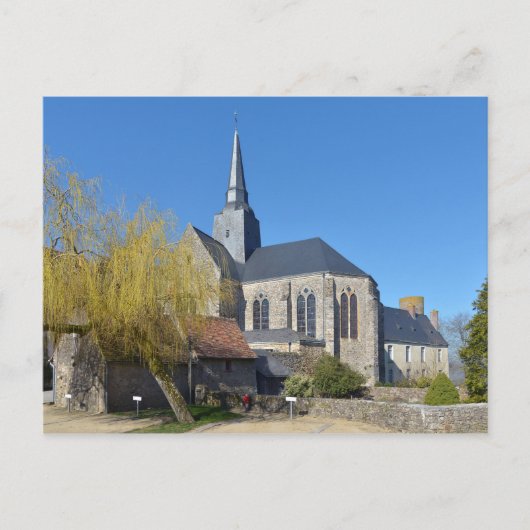 Kerk van de Sainte-Suzanne in Frankrijk Briefkaart (Voorkant)
